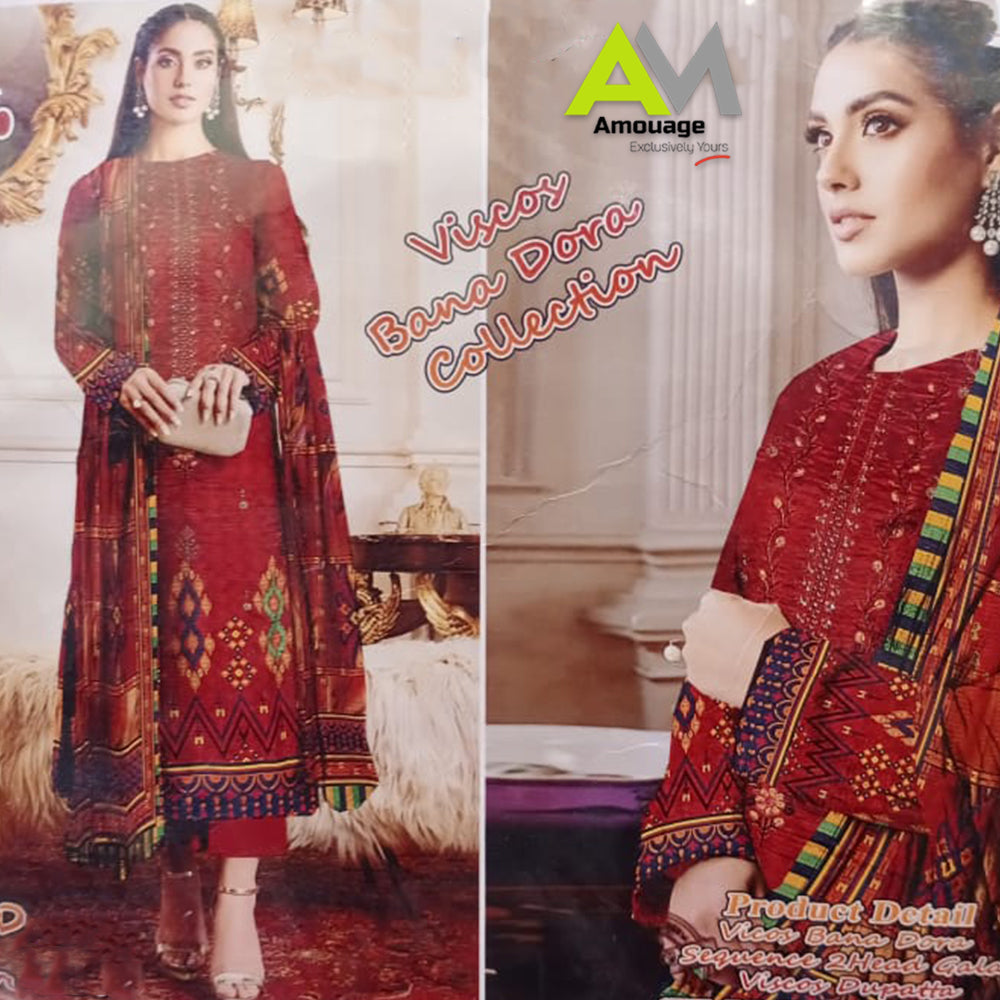 Viscos Bana Dora Sequence 2 Head Gala, Viscos Dupatta